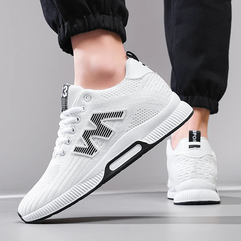 Chunky Sneakers Men  Elevator Lift Height Increase  Insole 6cm  Sports Plus Size 37-46