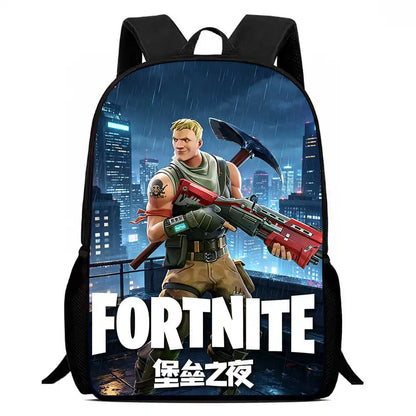 Children's student Fort-nite cartoon boy and girl large capacity backpack