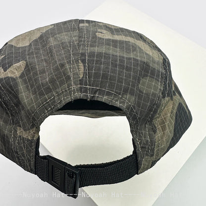 Unisex CAMO brzo sušeće vezene bejzbol kape s kapuljačom, s blokovima boja, prozračne, personalizirane, s izbočenim vrhom, višenamjenske