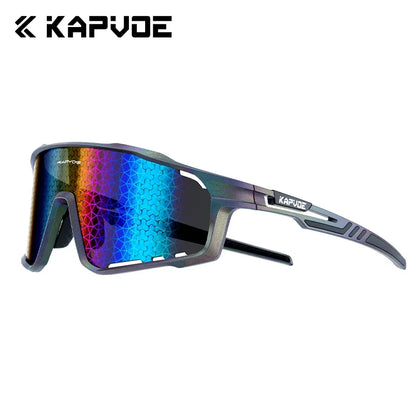 KAPVOE New Technology Nano Lenses Cycling Glasses Outdoor Sports Sunglasses Men Women Road Bike MTB Bicycle UV400 Hiking Goggles