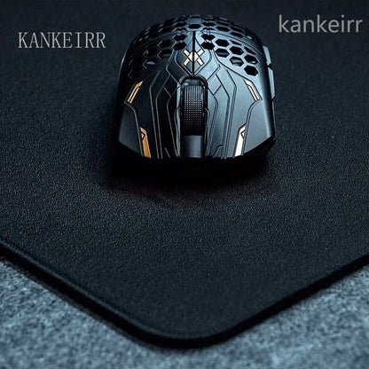 Tappetino mouse Black Speed a tinta unita, altamente elastico, con base antiscivolo, tappetino gaming premium per e-sport, superficie ultrafine, deskmat