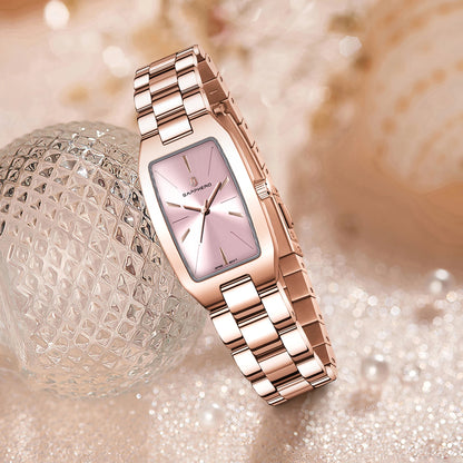 SAPPHEROLuxury Women's Watch Stainless Steel Strap Waterproof Watch Ultra-thin Dial  Fashion Simple Women's Watch Accurate Watch