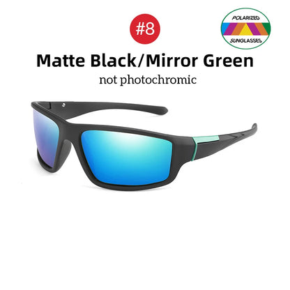 VIVIBEE Sports Men Photochromic Sunglasses Polarized Black Goggles Women Color Changing Driving Discoloration UV400 Sun Glasses