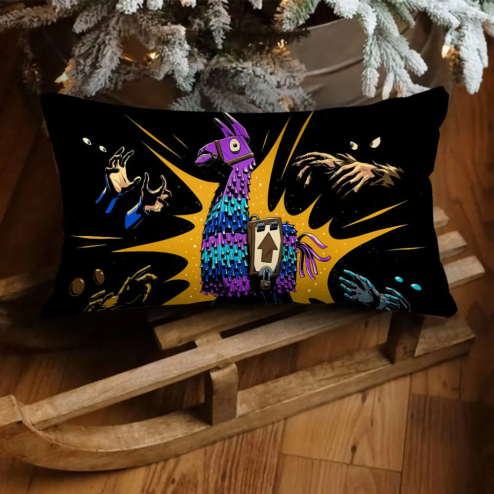 Game Fortnites Luxury Double-sided Printing Rectangle Pillow Case Bedside Pillowcase Sofa Cushion Cover Room Home Decoration