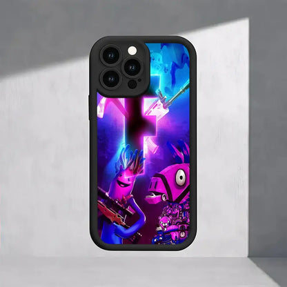F-Fortnite Gaming-Handyhülle für Samsung S26 S25 S24 S23 S22 S21 S20 F06 M16 Note 20 FE Plus Ultra 4G 5G – weiche Silikon-TPU-Hülle