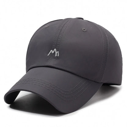 Pălărie de vară cu broderie, cu uscare rapidă; șapcă de baseball de primăvară și toamnă, cu protecție solară, pentru activități în aer liber, cu vizieră sportivă reglabilă