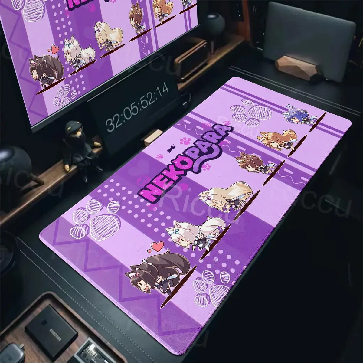 Nekopara XXL Home HD Γραφείο υπολογιστή Ποντίκι Anime Μεγάλο μαξιλάρι ποντικιού Γραφείο Φορητός υπολογιστής Επιτραπέζιος υπολογιστής Αξεσουάρ παιχνιδιών Τεχνολογία