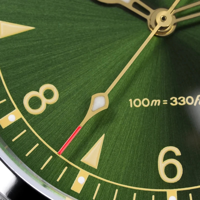 Militado ML08 Men’s Military Field Watch Ronda 515 Quartz, Sapphire Crystal, 10Bar Waterproof & Luminous