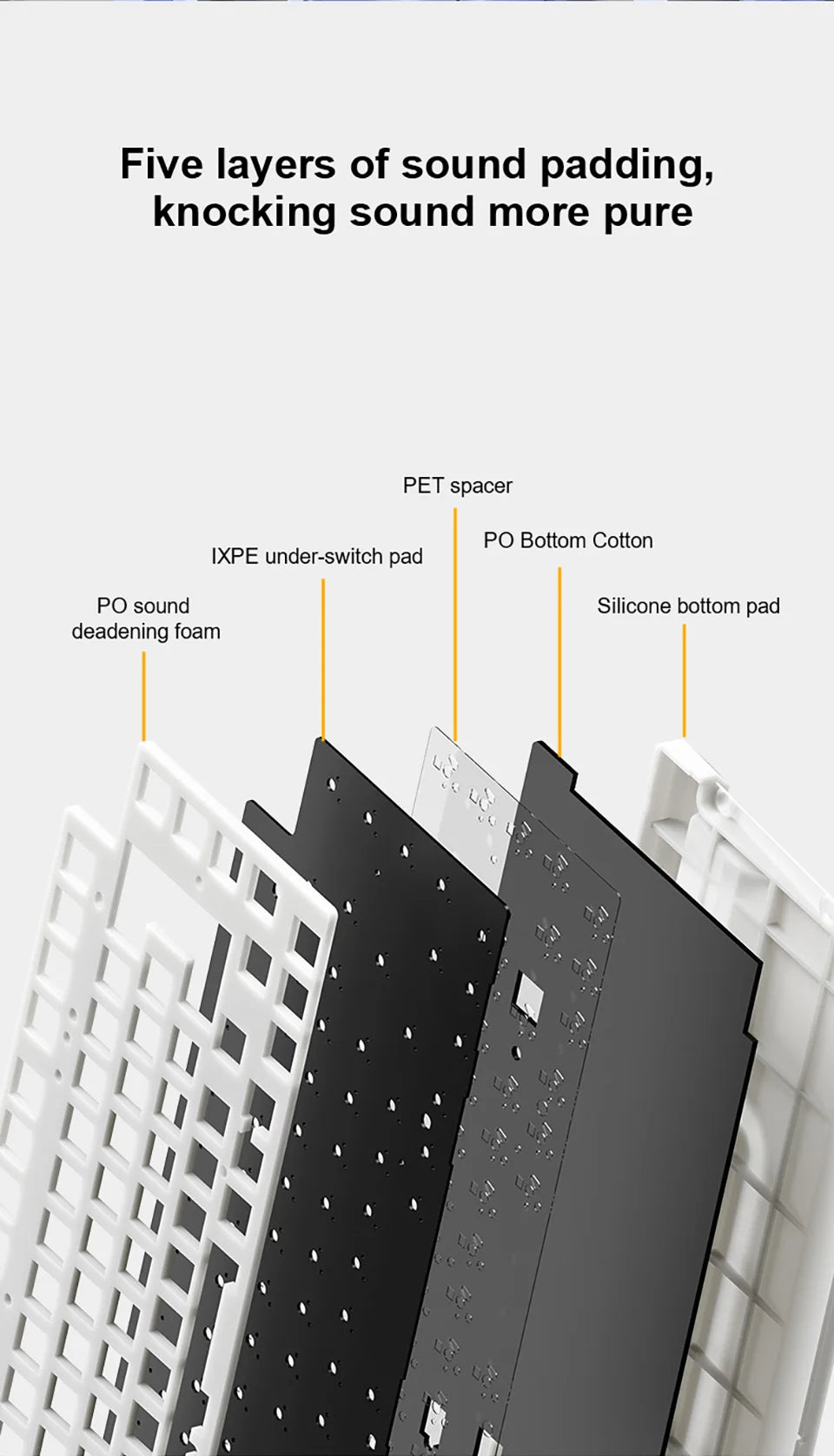 AULA AU75 Three Mode Mechanical Keyboard 81 Keys Hot Swappable RGB Esports Gaming Keyboard PBT Keycap PC Desktop Typing Keyboard
