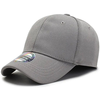 New High Quality Baseball Cap Man Fitted Closed Full Cap Mesh Cap Outdoor Breathable Sports Cotton Sun Male TruckerHat