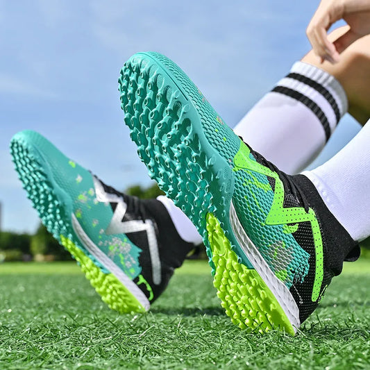 Scarpe da calcio TF da uomo, professionali e confortevoli, di alta qualità, scarpe da calcetto da uomo per adulti, casual e ultraleggere