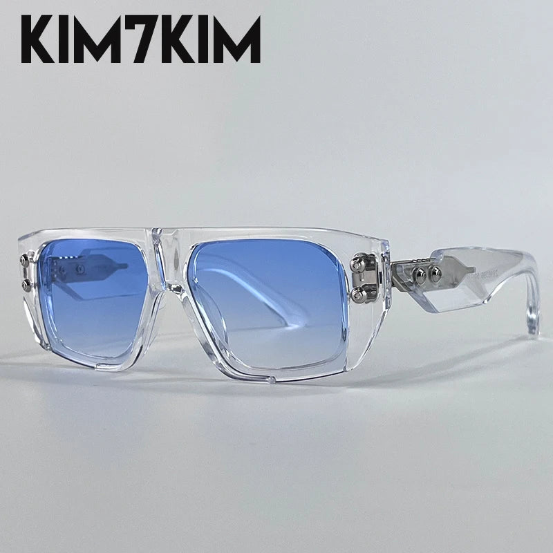 Steampunk Square Polarized Sunglasses Men Big 2026 Luxury Brand Punk UV400 Driving Sun Glasses Fashion Eyewear For Male Shades