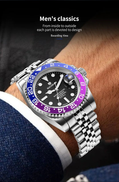 2026 NEW MACARLON Design 41MM Luxury Machinery watch Men sapphire glass Stainless Steel Waterproof Automatic Mechanical Watch