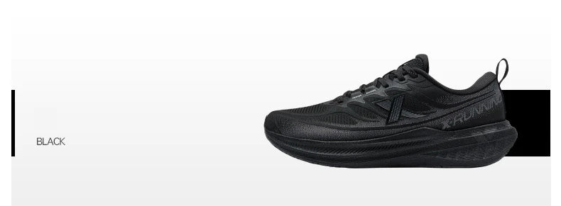 Xtep Running Shoes For Men 2025 Winter Trendy Shock Absorption Cushioning Non-Slip Comfortable Lace Up Sneakers 875419110045