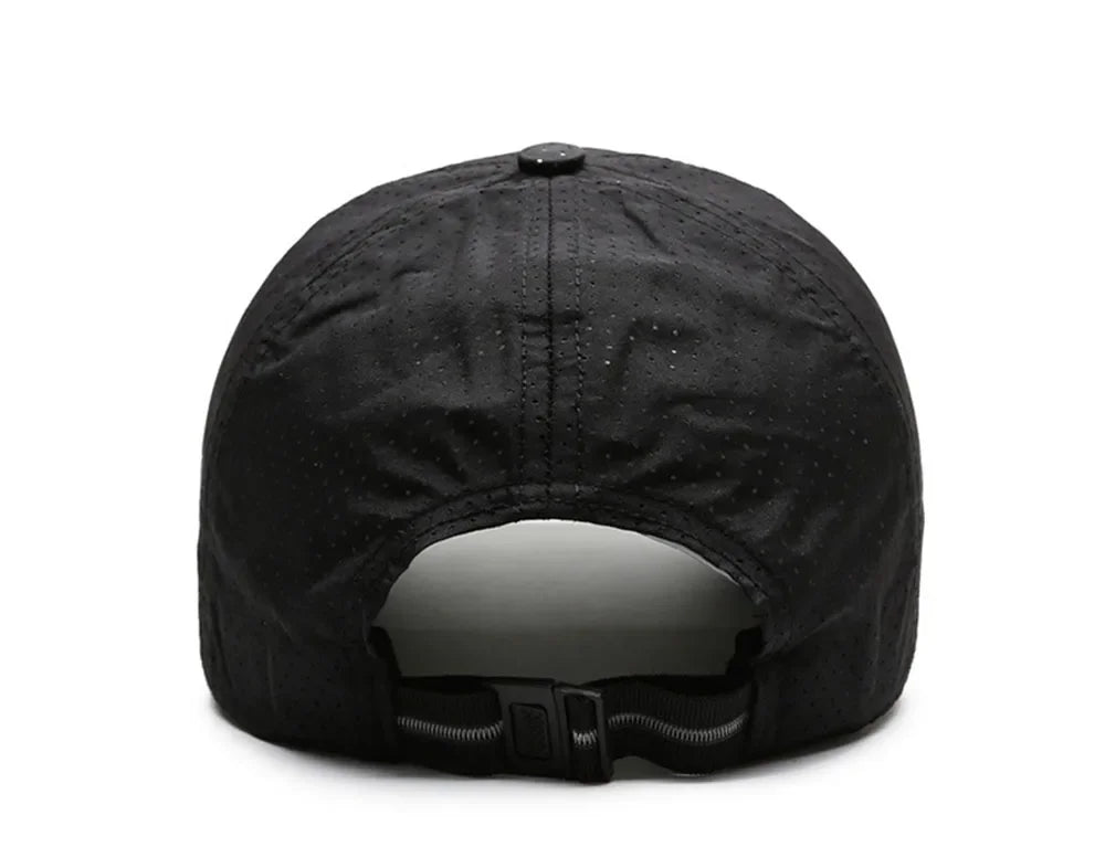 Men Women Mesh Moisture-Waging Quick Dry Baseball Cap Male Summer Female Originality Adjustable Breathable Sun Visor Fishing Hat