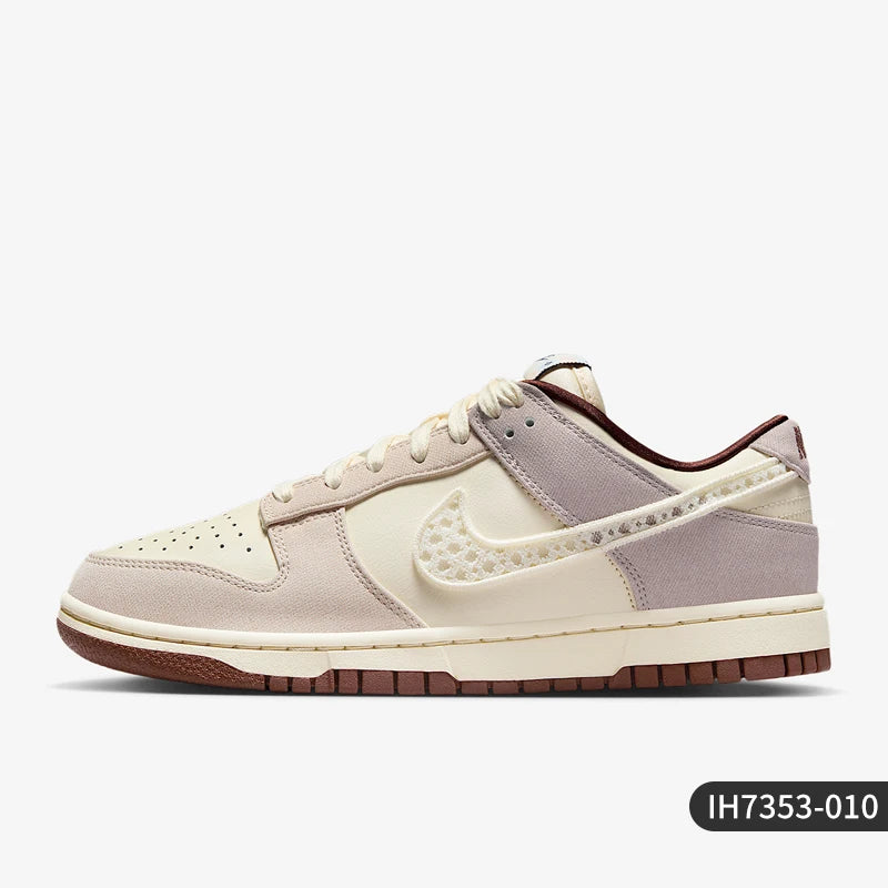 Nike genuine Dunk Low LX Women's Cushioned Retro Sneakers IH7353-010