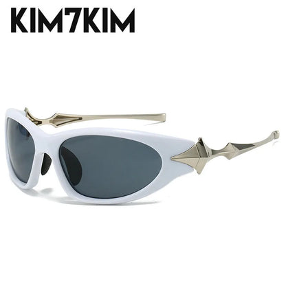 Steampunk Y2k Sport Sunglasses Women 2026 Luxury Men Sun glasses For Female 2000's Futuristic Goggles Eyewear Accessories Lenses