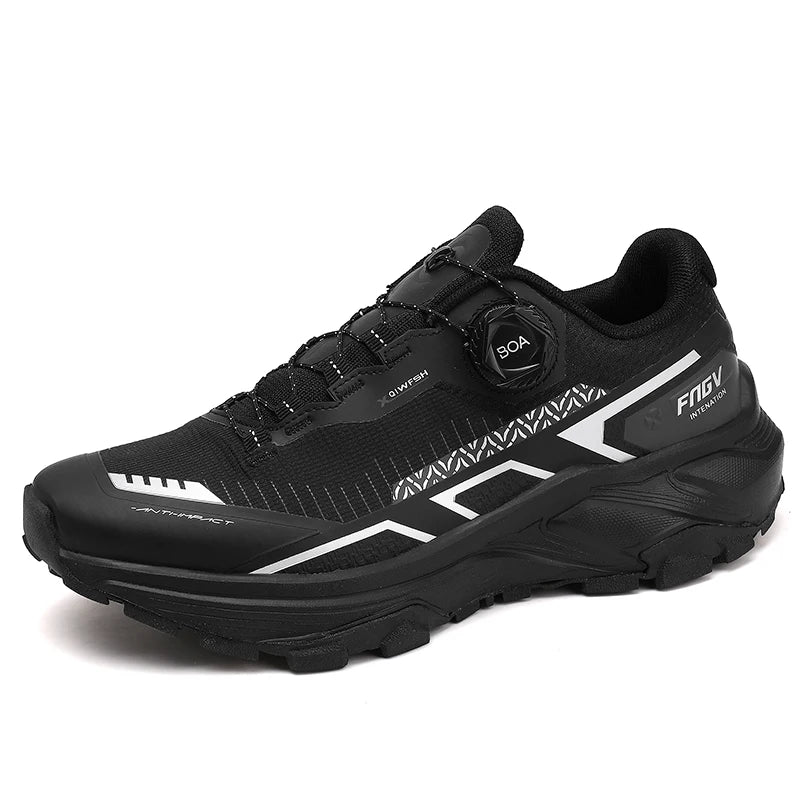 Mens Running Shoes Outdoor Mesh Breathe Mountain Off Road Climbing Shoes Wear Resistant Cosy Fashion Sneakers for Men