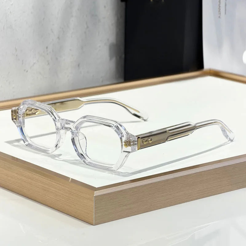 High Quality Sunglasses Project 05 with NFC Chip Rectangle Thick Acetate Handmade Luxury Design UV400 for Men Women Eyeglasses