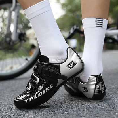New Men's and Women's Bicycle Shoes,Outdoor Cycling Shoes,Three Functional Soles,Professional Training Shoes
