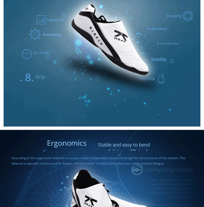 Firmway Professional Taekwondo Shoe for Unisex Soft Sole Kids Kung Fu  Comfortable Men Women Tai Chi Karate Shoes White Sneakes