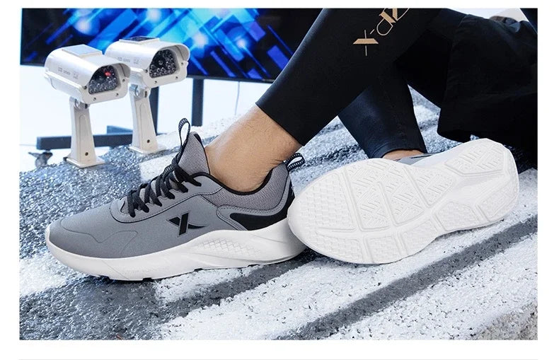 Xtep Men's Running Shoes Lightweight Surface Training Comfortable Breathable Jogging Stability Outdoor Shoes 879419110032