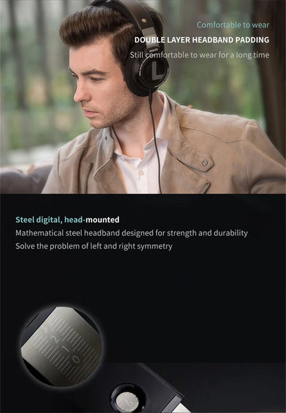 Philips SHP9500 HiFi Stereo Wired Headphones, 50mm Dynamic Driver Open-Back Headset for Gaming, Music, Study & Professional Audio