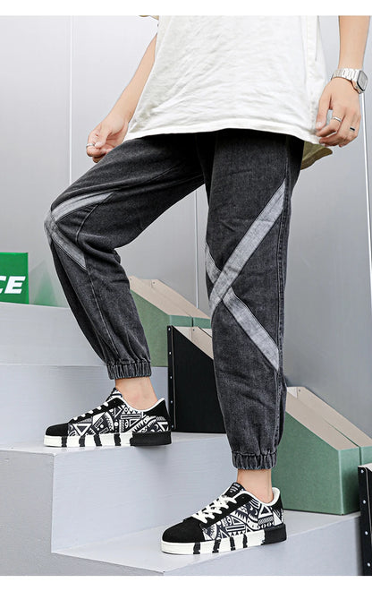 Pánské sportovní běžecké boty YRZL z plátna s geometrickým stylem, šněrovací tenisky pro páry, módní skate boty pro muže s graffiti potiskem