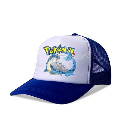 Pokémon baseball sapka Pikachu Charizard Gengar anime csúcsos sapka gyerek felnőtt nyári szabadtéri sport sapkák fiú alkalmi divat sapka ajándék