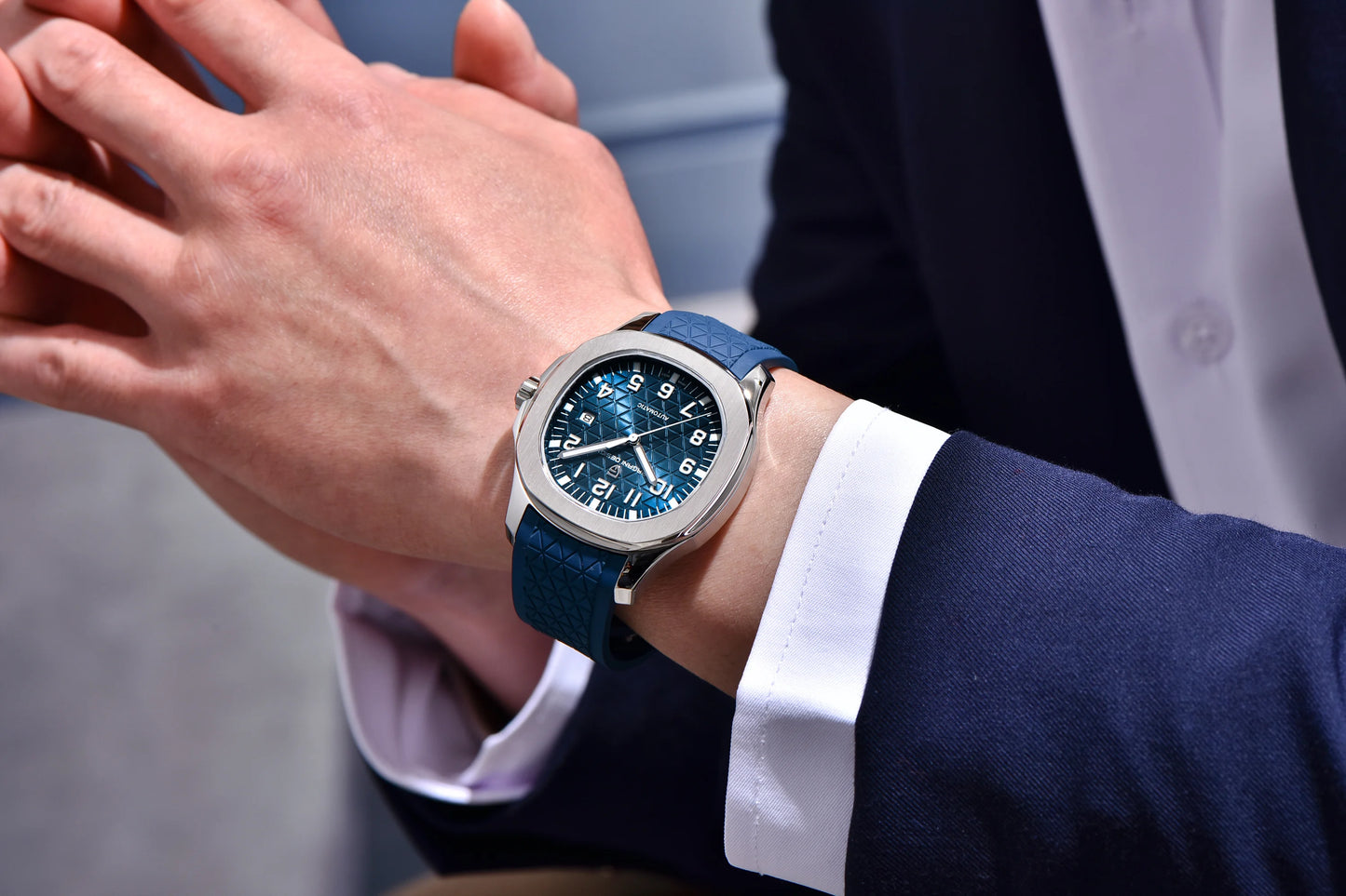 PAGANI DESIGN 2026 New Men's Watches Rose Gold Top Luxury  Automatic Watch For Men Barrel dial Steel Mechanical Wristwatch Men
