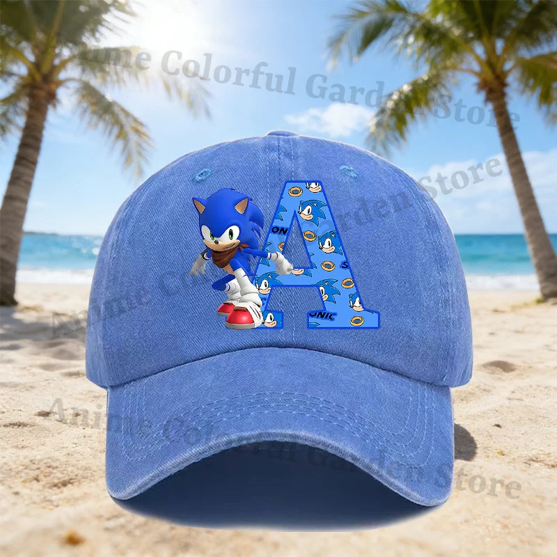 Anime Sonics Baseball Cap for Men Women Cartoon Fashion Peaked Caps Adults Summer Good-looking Sunscreen Hats Hip Hop Hat Gift