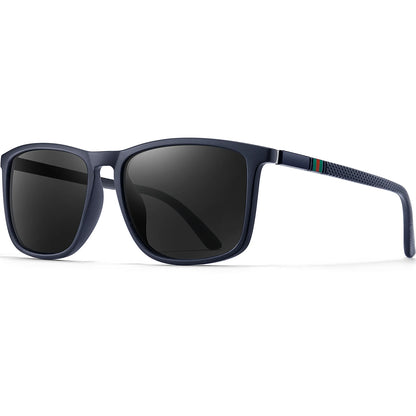 Classic Square Polarized Sunglasses Unisex UV400 Lightweight Shades for Driving Fishing Outdoor Travel