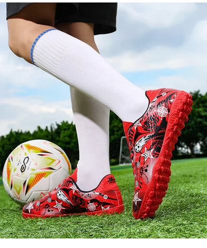 Nouvelles chaussures de football pour hommes et garçons, chaussures de football originales TF/AG, chaussures de football professionnelles pour terrain intérieur, crampons de football, baskets antidérapantes.