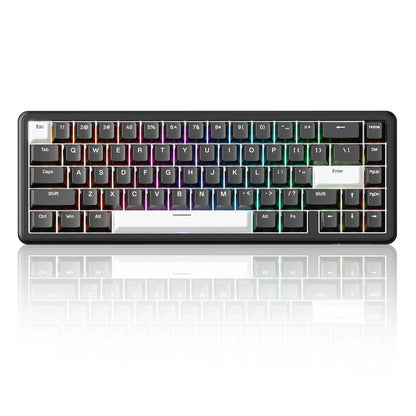 Teclado Gaming com Fios ATTACK SHARK X65 HE com Switches Magnéticos, Rapid Trigger, 65% e Taxa de Polling de 8000 Hz