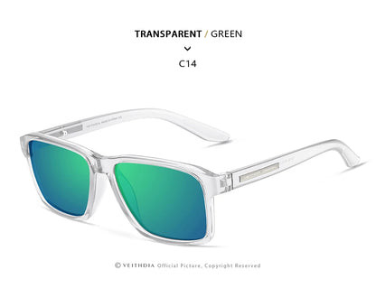 VEITHDIA Polarized UV400 Sunglasses Fashion Photochromic Gradient Mirror Lens Sports Driving Eyeglasses for Men And Women X7919