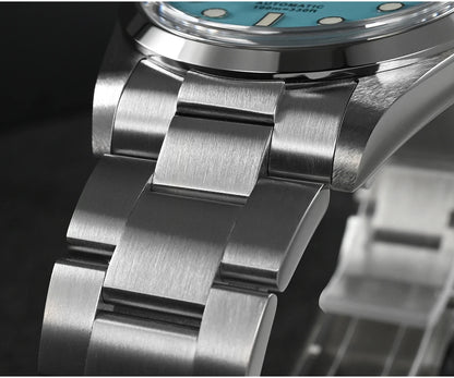 San Martin Men Luxury Watch 36mm BB36 Snowflake Hands Explore Series Sports Watches PT5000 Automatic Mechanical 10Bar BGW-9 Lume