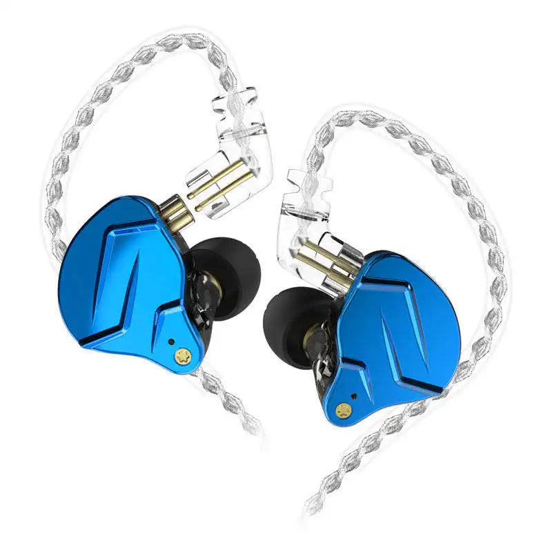 KZ ZSN Pro X Hybrid HiFi Wired Earphones 1BA+1DD Metal In-Ear Earbuds with Detachable Cable, Sport Noise Cancelling Headset