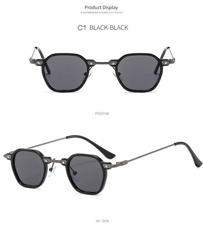 2025 Small Square Sunglasses Riding Driving Sun Glasses Women Men Brand Designer Metal Frame Eyewear Shades Oculos De Sol UV400