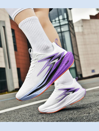 Running Shoes Carbon Board Speciality Marathon Men Sports Breathable Lightweight Women's Comfortable Athletic Nonskid Sneakers