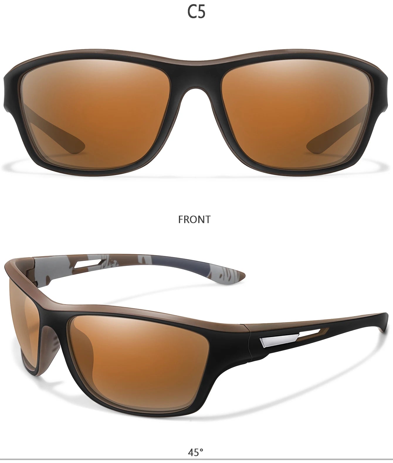 Men Women Polarized Cycling Sunglasses Outdoor Driving Hiking Eyewear Fishing Anti-glare UV400 Protection Sun Glasses