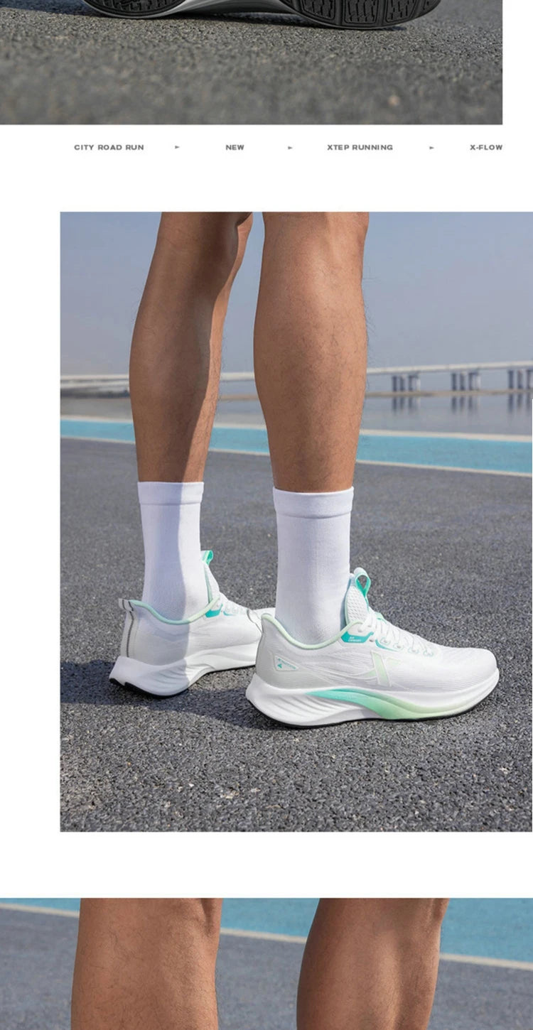 Xtep Light Wing 3 Laufschuhe für Herren – Sommermode, gepolstert, stoßdämpfend, leicht, moderne Sneaker 875219110034