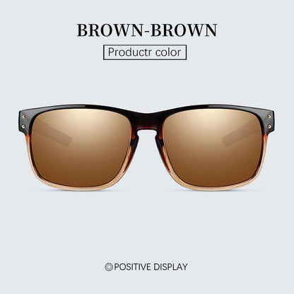 Men's Sunglasses New Arrival Square Polarized Sunglasses Goggles Sun Glasses TR90  With UV Protection