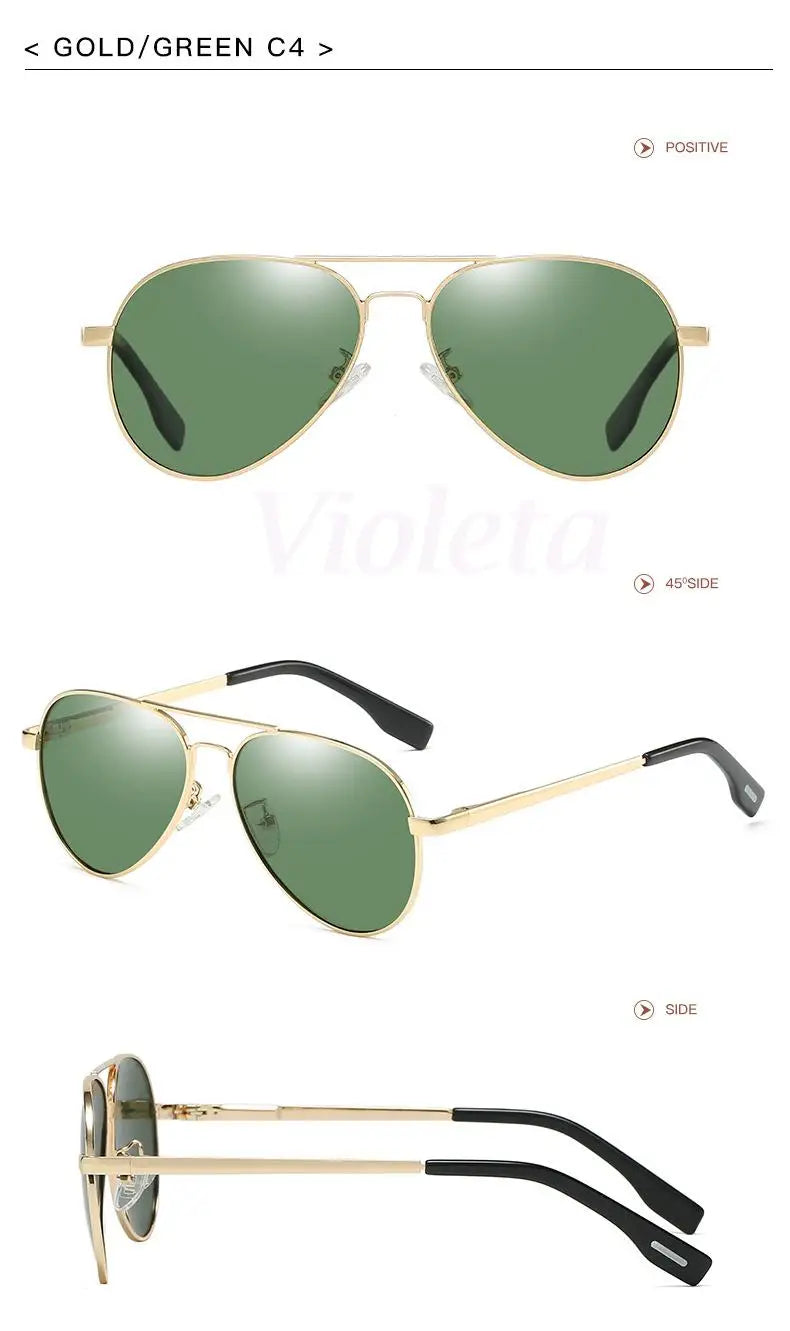 Punk Rock Polarized Sunglasses Color Film Sunglasses Han Edition Mirror Face Fashion Sun Glasses T1001