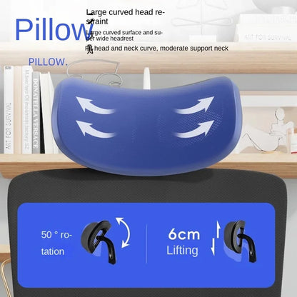 Silla de oficina ergonómica de malla con soporte lumbar, silla de escritorio para ordenador de respaldo alto para adultos, silla de trabajo cómoda para largas jornadas