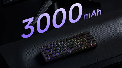MONSGEEK FUN60 PRO&MAX HE Teclado mecânico 60% sem fios para gaming com switches magnéticos, Rapid Trigger 8K, ARGB e personalização