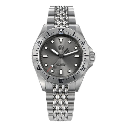 San Martin Original Design 38.8mm Upgrade Diver Watch Sunburst Enamel Dial NH35 Automatic Mechanical Luxury Waterproof 200m Lume