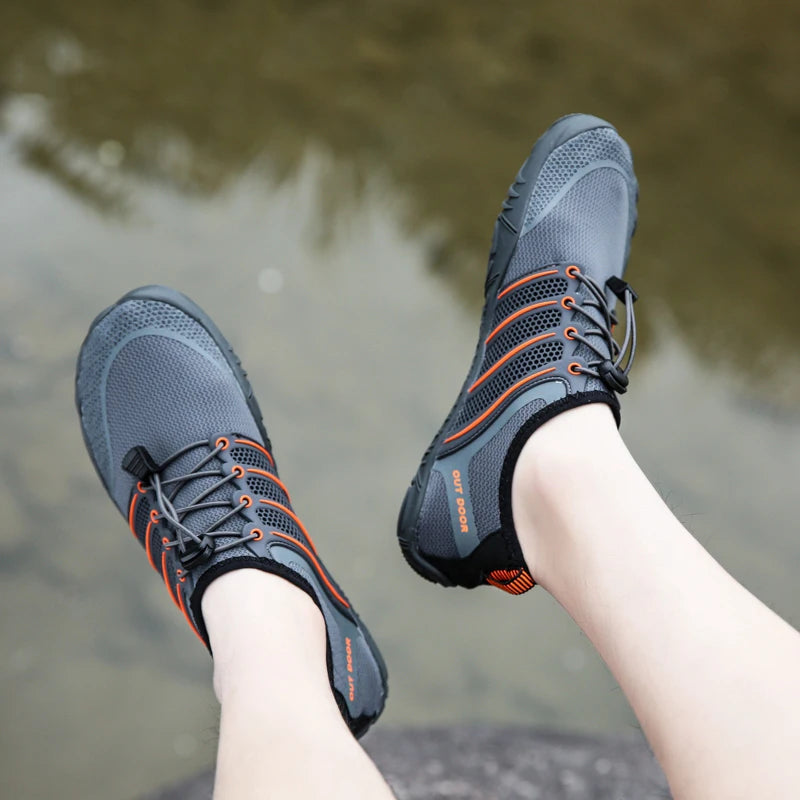 Mens Minimalist Running Cross Training Shoes Barefoot Shoes Big Toe Box Five Finger Shoes Saguaro Barefoot Pit Viper Paracord