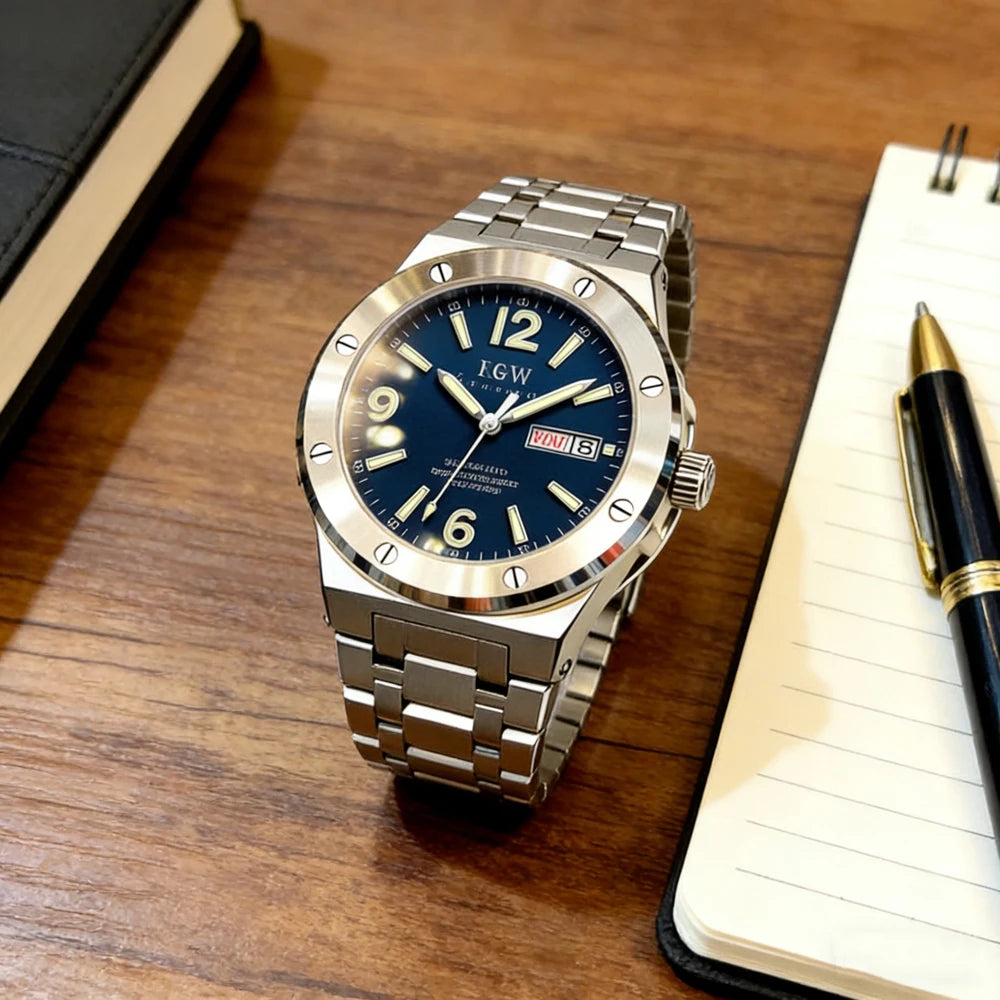 Carnival Brand IW High-End Series Luxury Sapphire Mechanical Watch Men 50M Waterproof Imported Movement Automatic Watches Mens