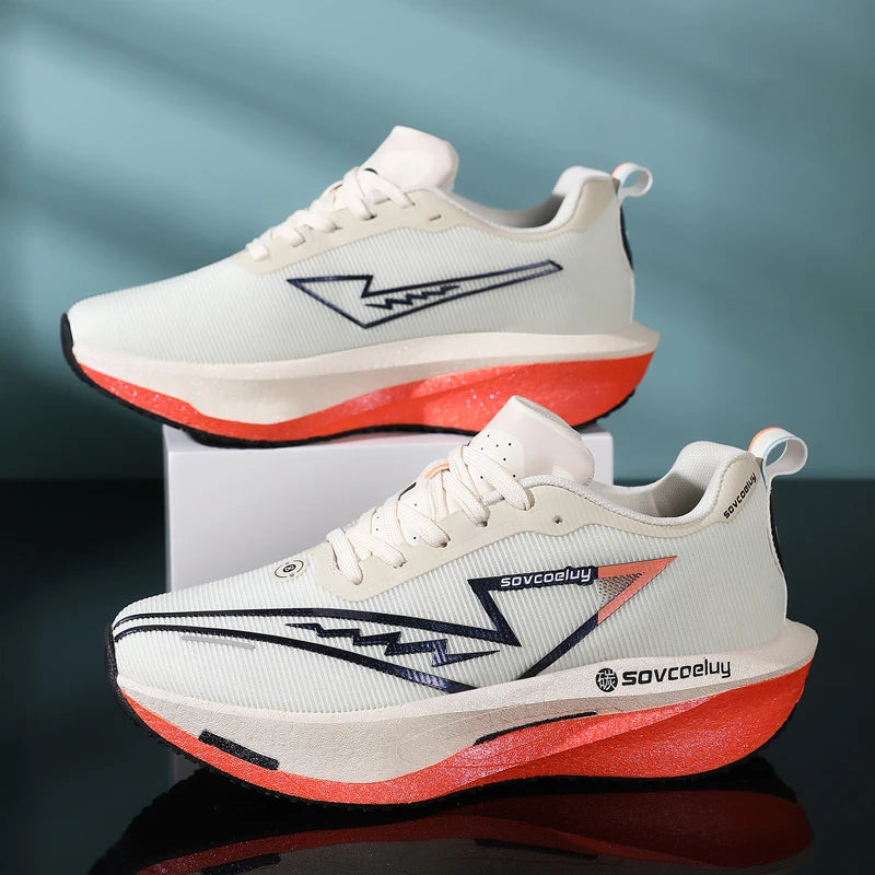 Running Shoes Carbon Plate Specialty Marathon Men's Sports Breathable Lightweight Women's Comfortable Athletic Non-slip Sneakers
