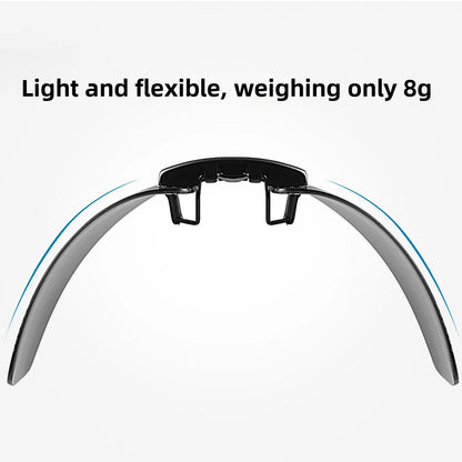 CAPONI New Sunglasses Clip For Men Square Polarized Photochromic Glasses Clip Flipped Up Protect Eyes Light Clip On Frame BS1282